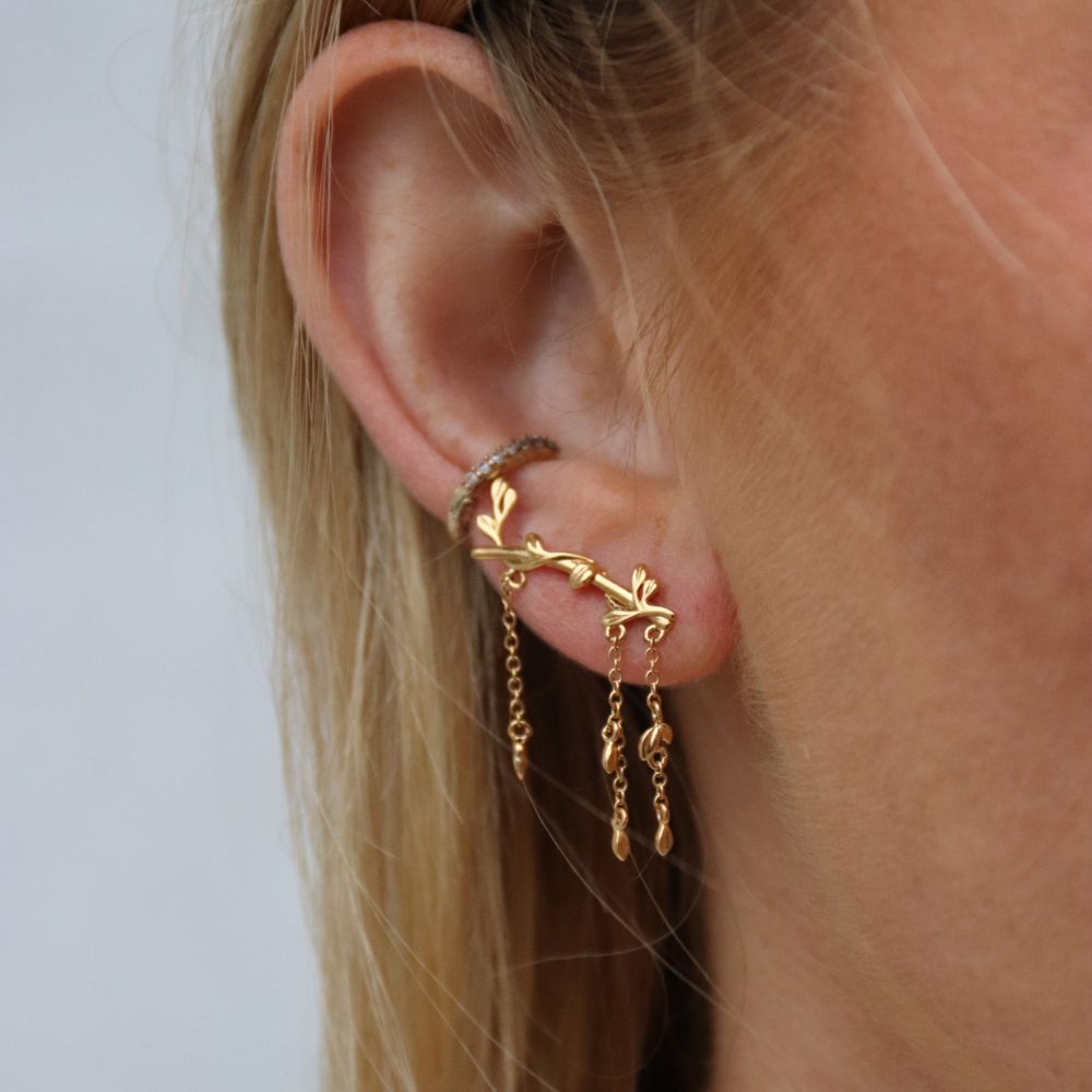 Denise Kæde Øreringe 18k Guldbelagt - Global Urban Jewelry
