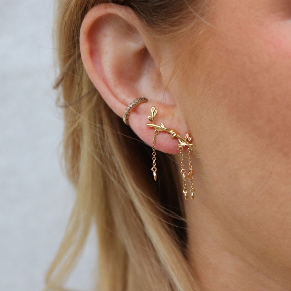 Denise Kæde Øreringe 18k Guldbelagt - Global Urban Jewelry