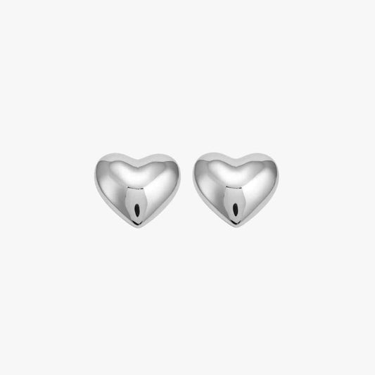 Hjerte Øreringe Sølv - Global Urban Jewelry