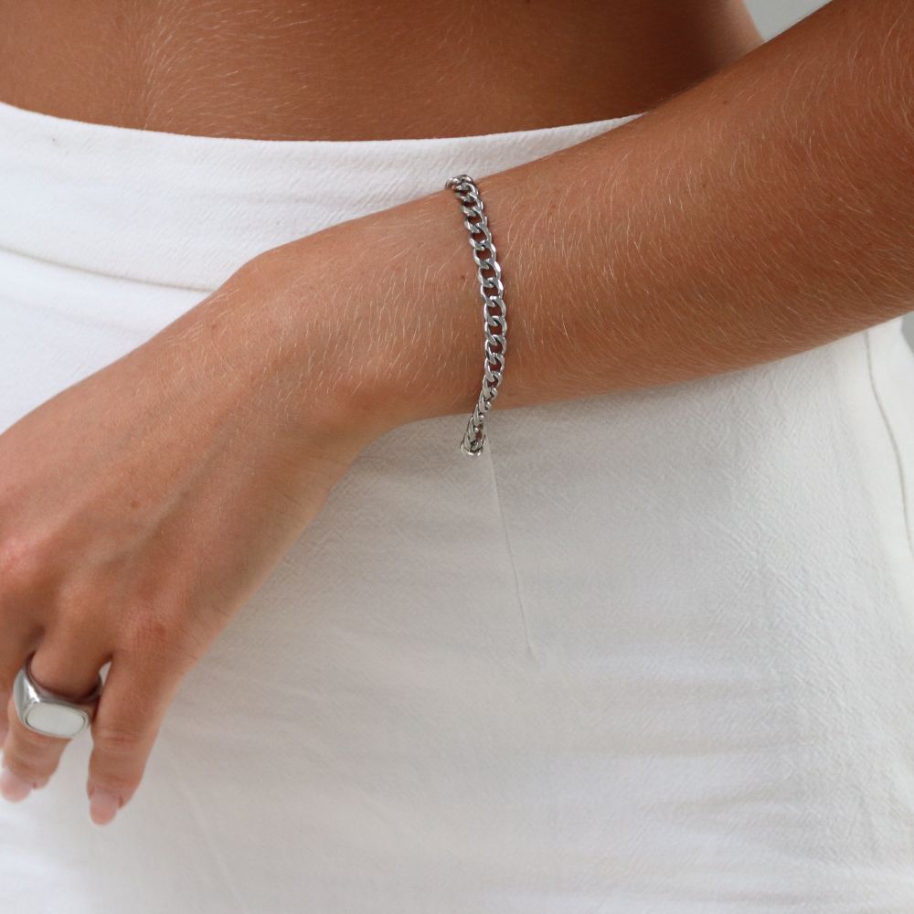 Panser Armbåndskæde Sølv 6mm - Global Urban Jewelry