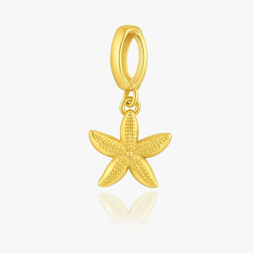 Starfish Charm Vedhæng 18k Guldbelagt