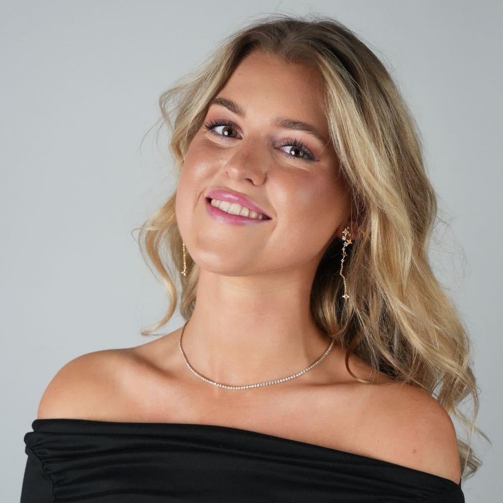 Tennis Halskæde 18K Guldbelagt - Global Urban Jewelry