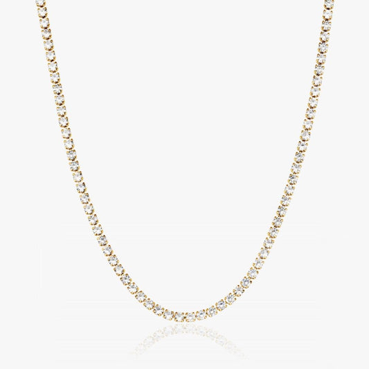 Tennis Halskæde 18K Guldbelagt - Global Urban Jewelry
