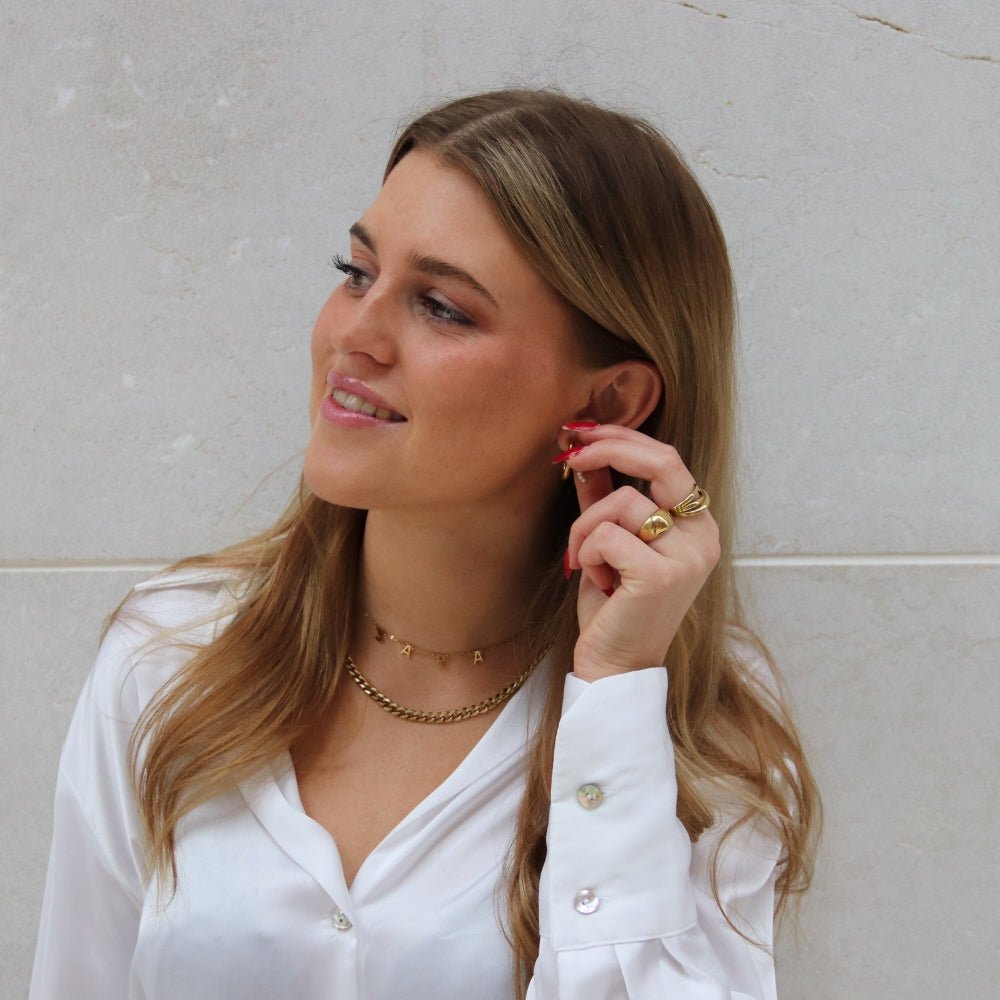 Amelia Charm Ring 14K Guldbelagt - Global Urban Jewelry
