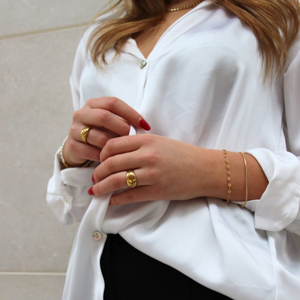 Amelia Charm Ring 14K Guldbelagt - Global Urban Jewelry