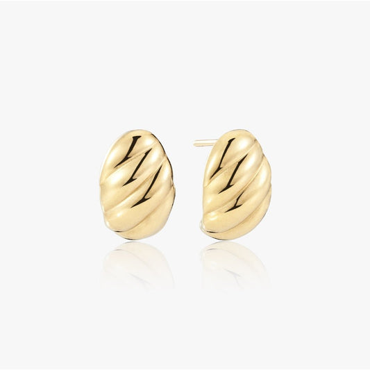 Croissant Øreringe 14K Guldbelagt - Global Urban Jewelry