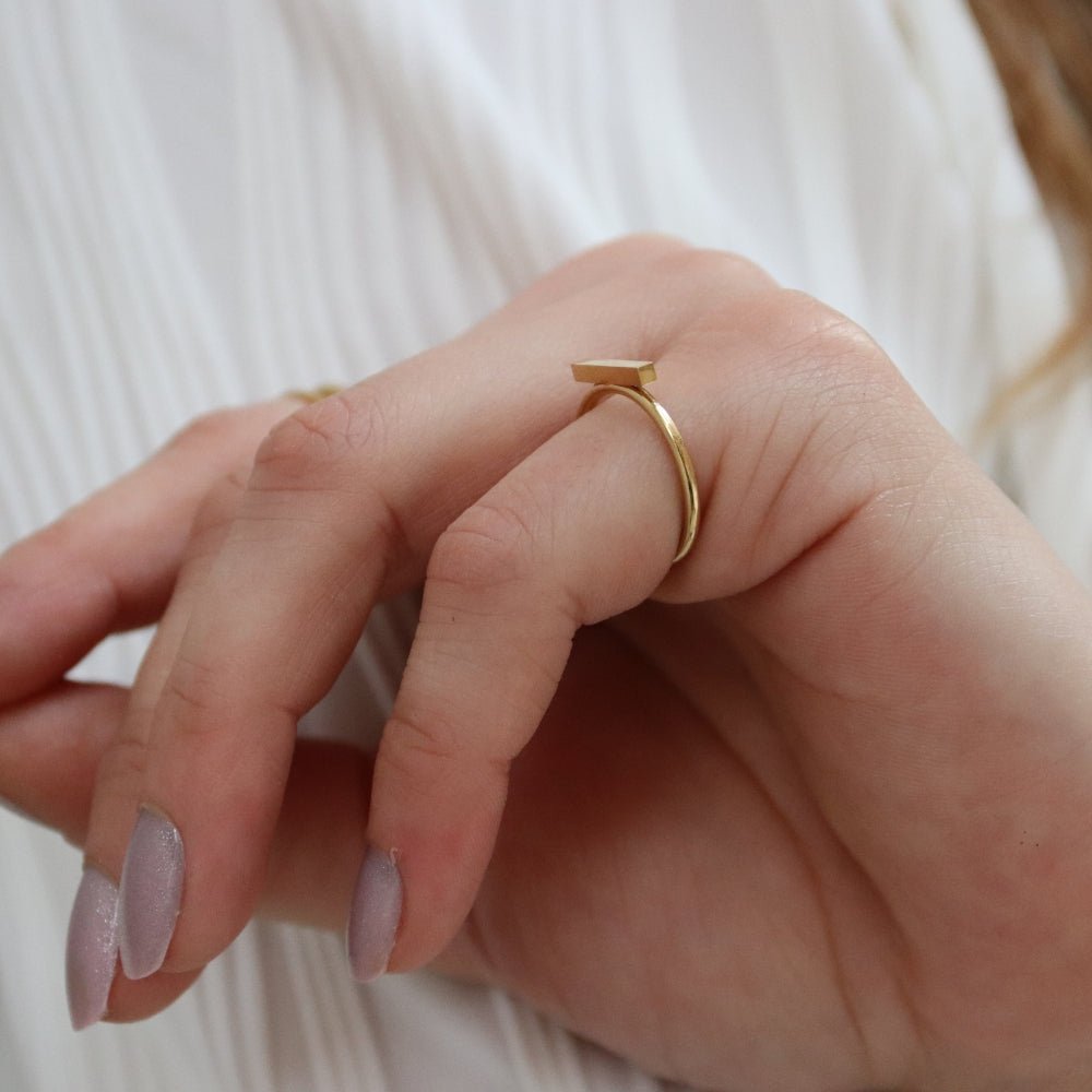 Delikate Dana Ring 14K Guldbelagt - Global Urban Jewelry