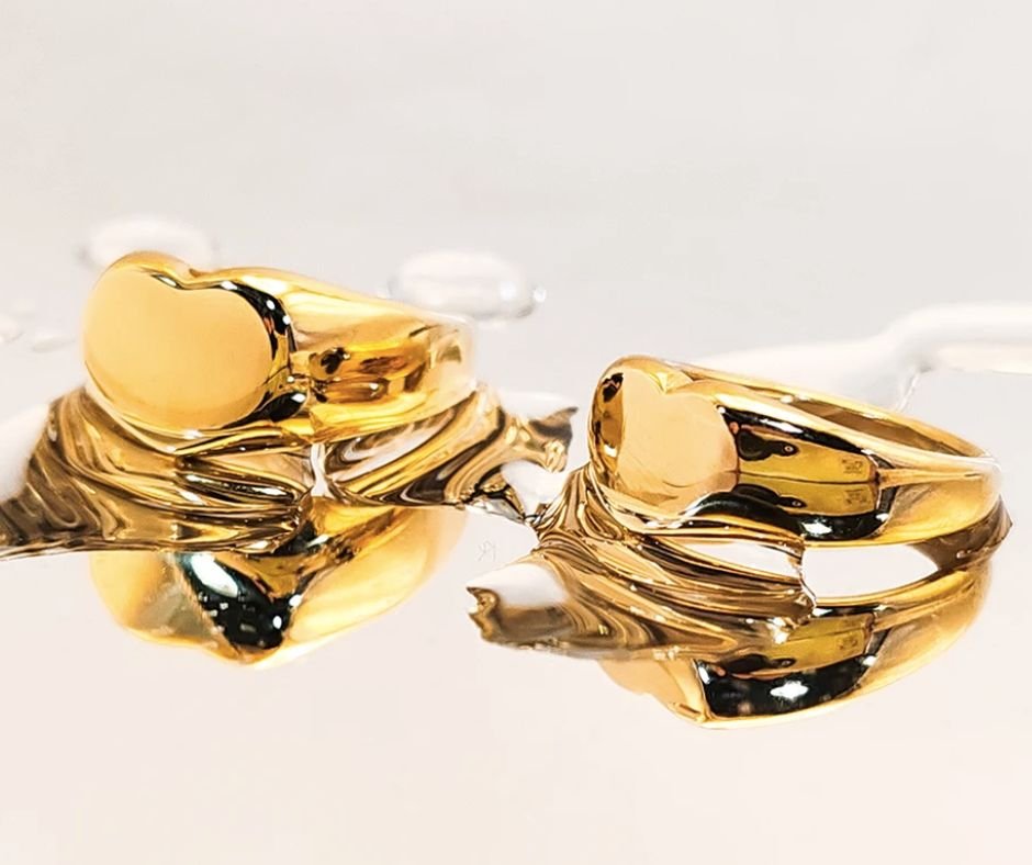 Hjerte Ring 14K Guldbelagt - Global Urban Jewelry