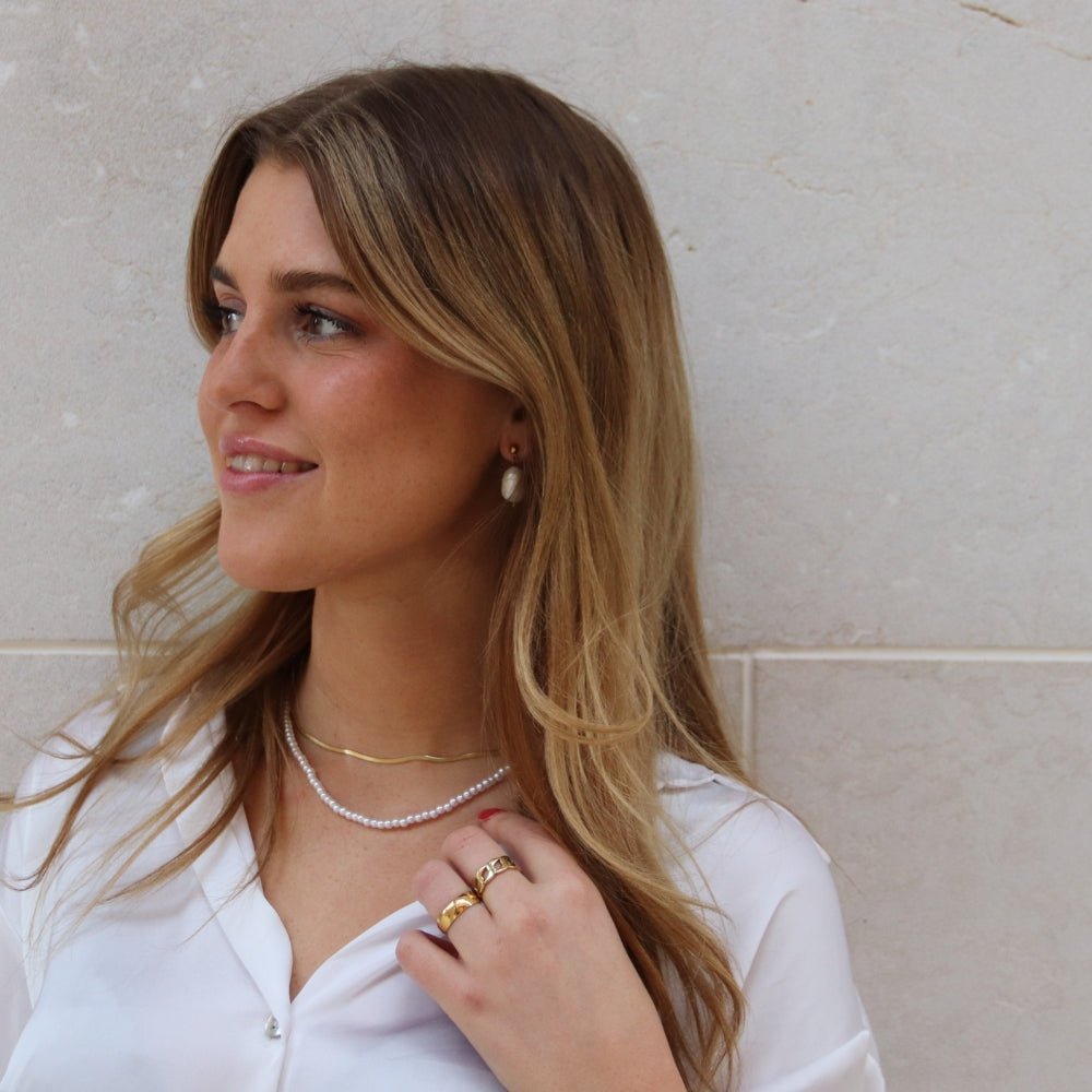 Marinens Ring 14K Guldbelagt - Global Urban Jewelry