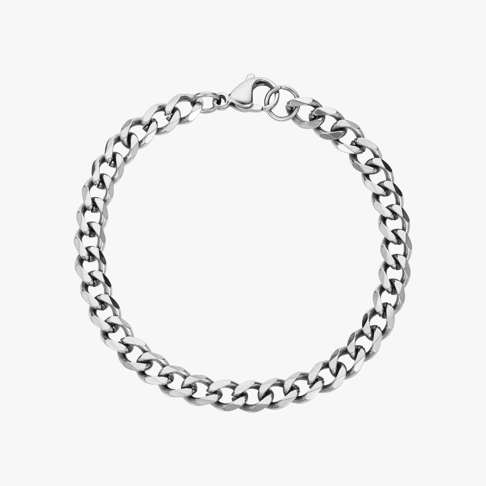 Panser Armbåndskæde Sølv 6mm - Global Urban Jewelry