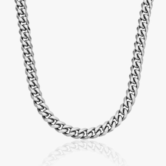 Panser Halskæde Sølv 8mm - Global Urban Jewelry