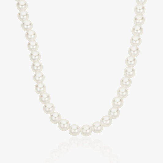 Perlehalskæde 8mm - Global Urban Jewelry