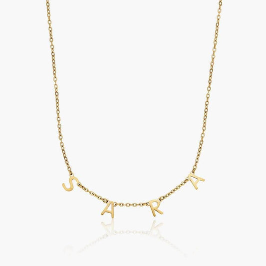 Personlig Navnehalskæde 14K Guldbelagt - Global Urban Jewelry