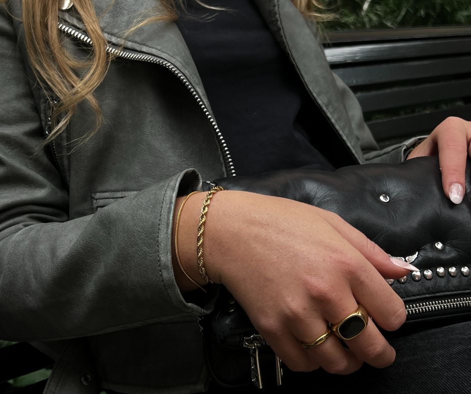 Rope Chain Armbånd 14K Guldbelagt - Global Urban Jewelry