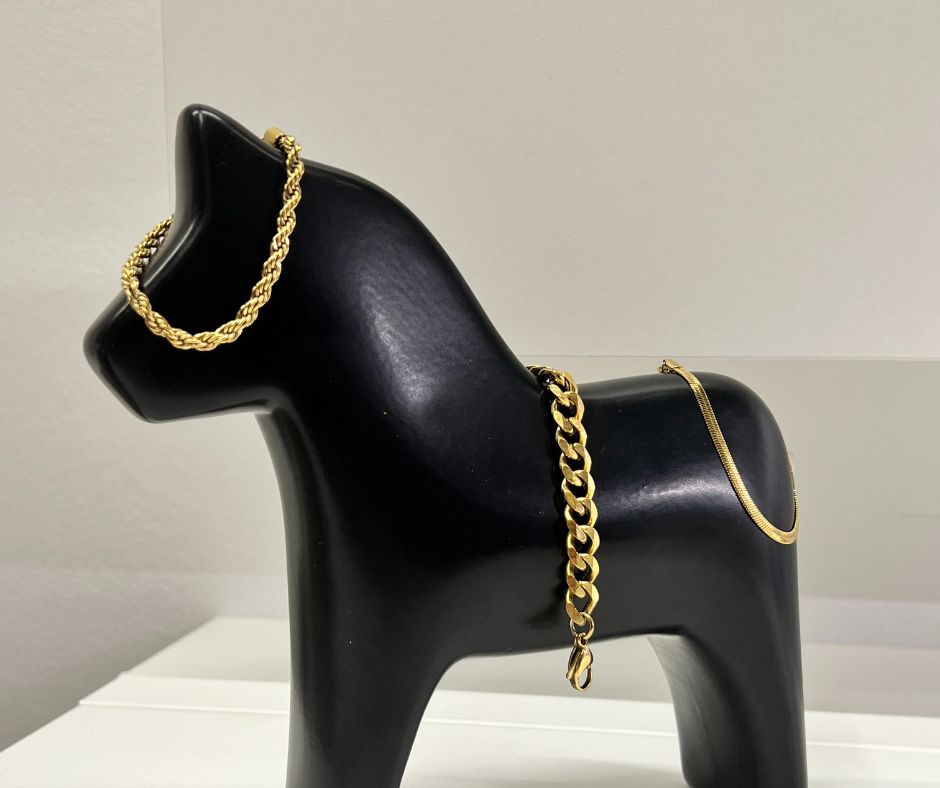Rope Chain Armbånd 14K Guldbelagt - Global Urban Jewelry