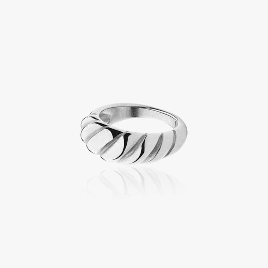Vintage Croissant Ring Sølv - Global Urban Jewelry