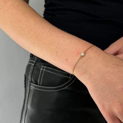 armbånd med perle