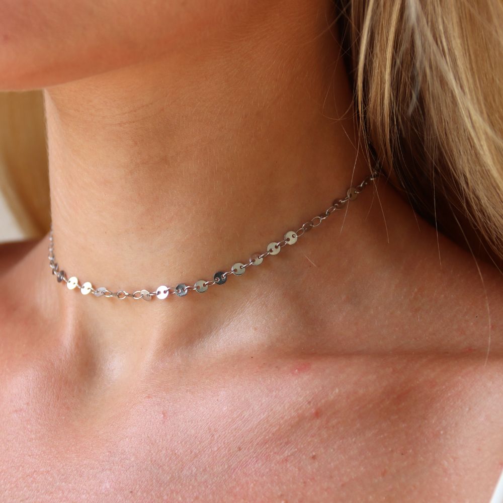 Choker Sunkissed Halskæde Sølv - Global Urban Jewelry