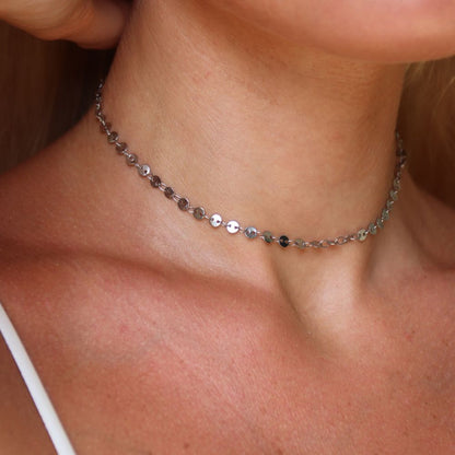 Choker Sunkissed Halskæde Sølv - Global Urban Jewelry