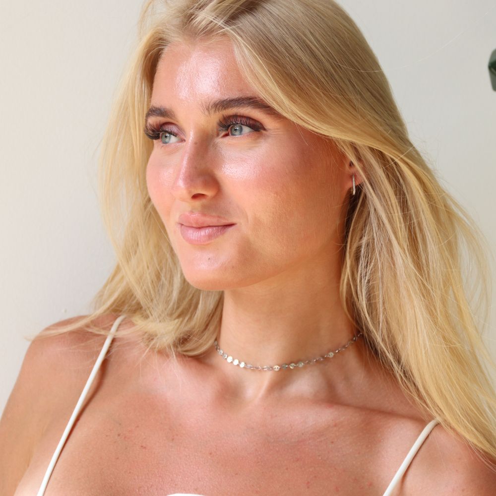 Choker Sunkissed Halskæde Sølv - Global Urban Jewelry