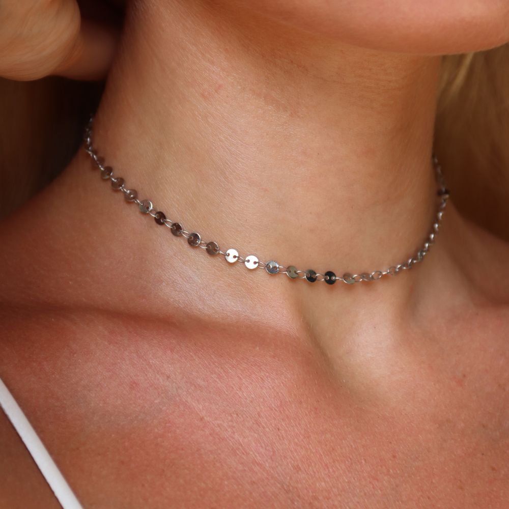 Choker Sunkissed Halskæde Sølv - Global Urban Jewelry