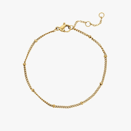 Gavesæt - Luna Bead Halskæde & Armbånd 14K Guldbelagt - Global Urban Jewelry