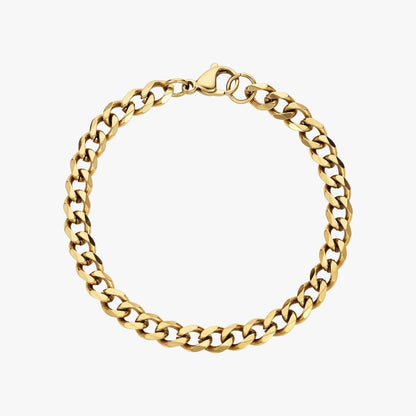 Gavesæt - Panser Halskæde, Armbånd & Ankelkæde 14K Guldbelagt - Global Urban Jewelry