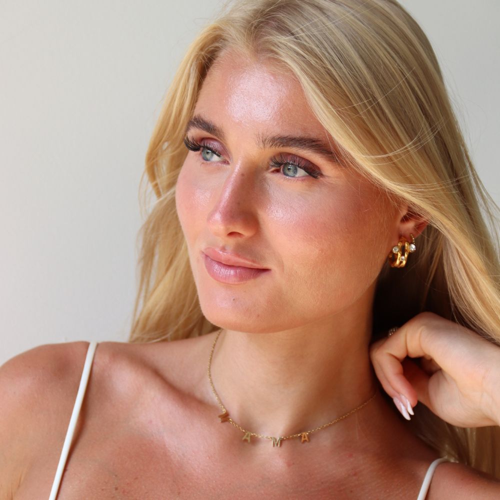 MAMA halskæde 14K Guldbelagt - Global Urban Jewelry