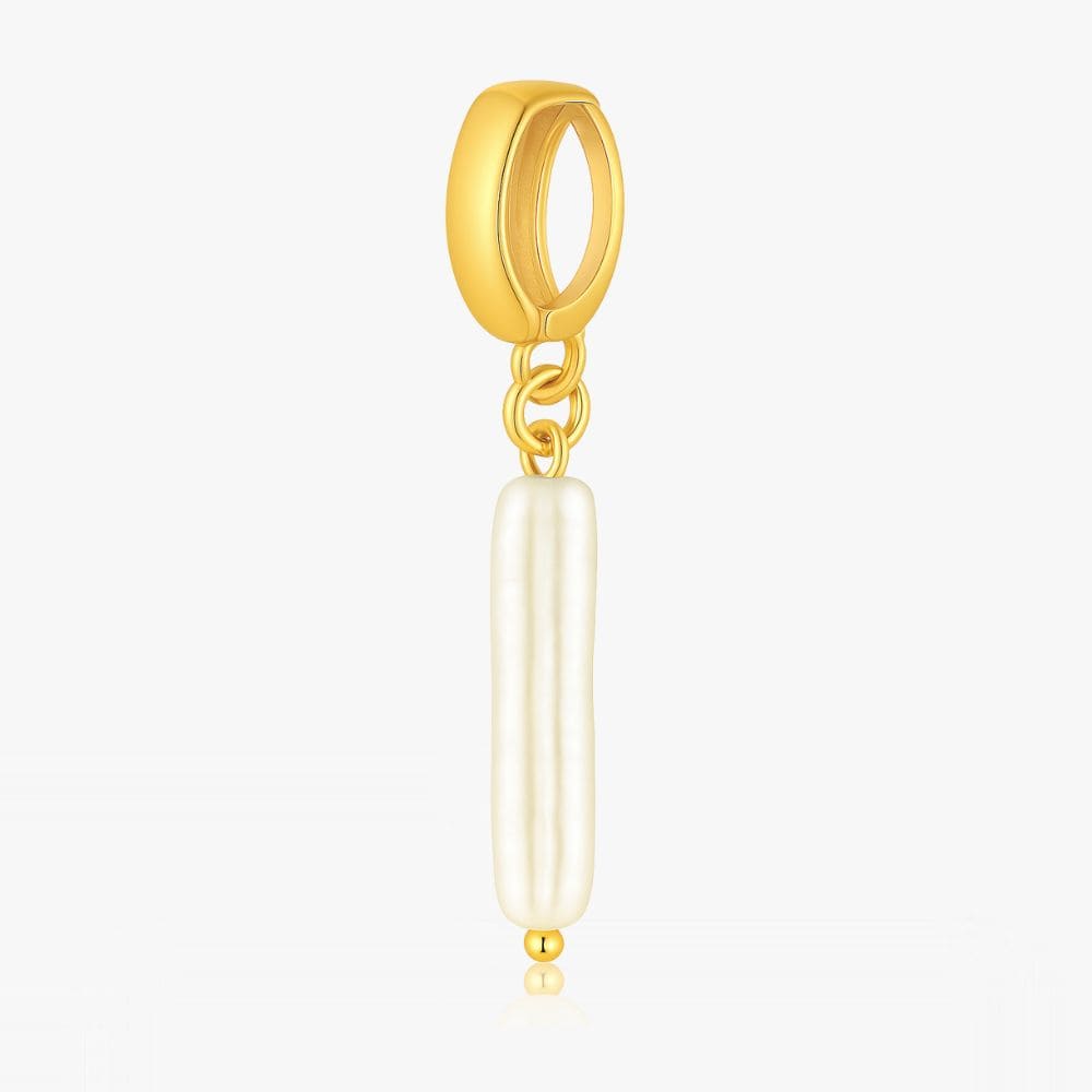 lang perle charm vedhæng til armbånd eller halskæde