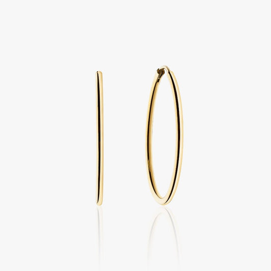 30mm Hoops Øreringe 14K Guldbelagt - Global Urban Jewelry