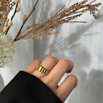 Chunky Amalie Ring 14K Guldbelagt - Global Urban Jewelry