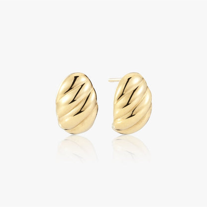 Croissant Øreringe 14K Guldbelagt - Global Urban Jewelry