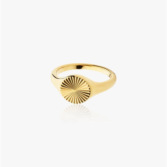 Dome Ring 14K Guldbelagt - Global Urban Jewelry