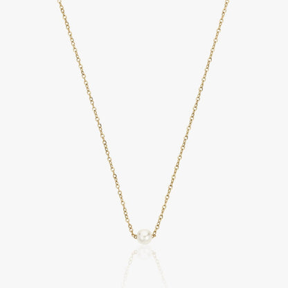 Perlehalskæde Med Choker 14K Guldbelagt - Global Urban Jewelry