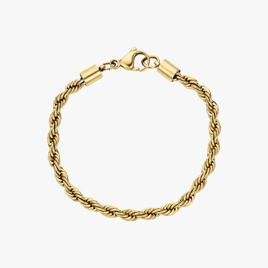 Rope Chain Armbånd 14K Guldbelagt - Global Urban Jewelry